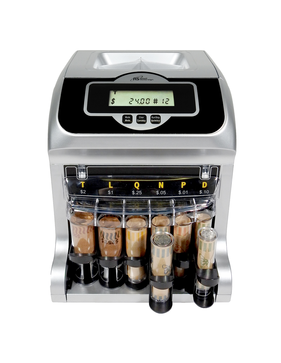 FS2D-CA-N/ 2-Row Digital Coin Sorter – Royal Sovereigns CA