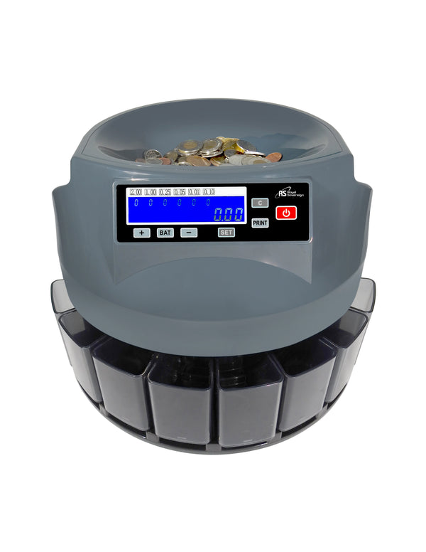 RC500-CA/ Automatic Quicksort Canadian Coin Counter, Sorter and Wrapper