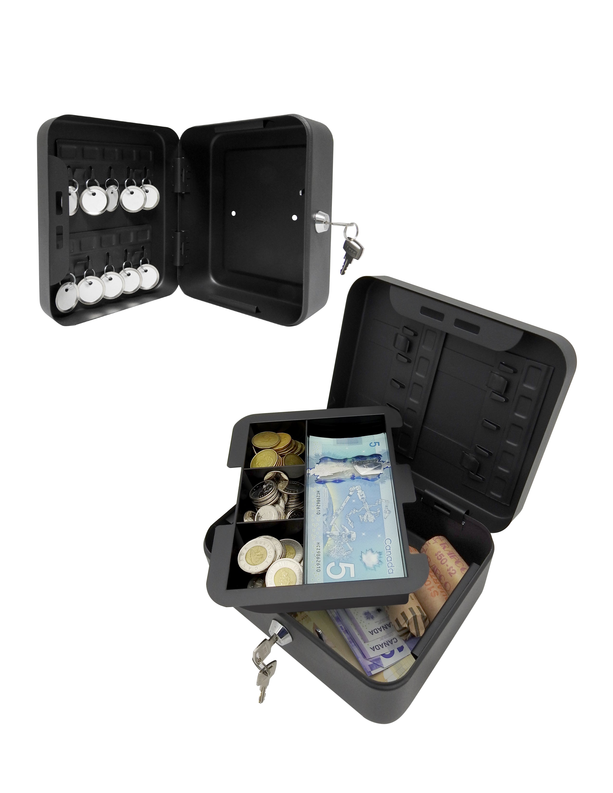MCBK-1000/ DUAL FUNCTION CONVERTIBLE CASH BOX & KEY SECURITY BOX