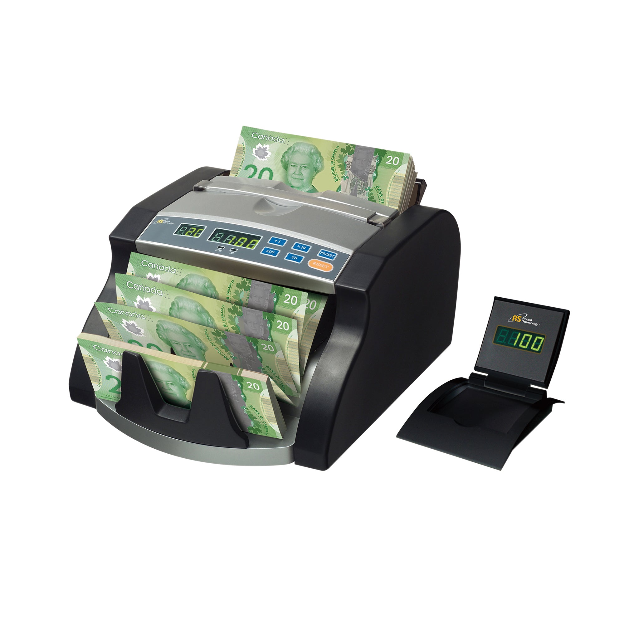 RBC-1200-CA / Canadian Commercial CAD/USD Currency Bill Counter