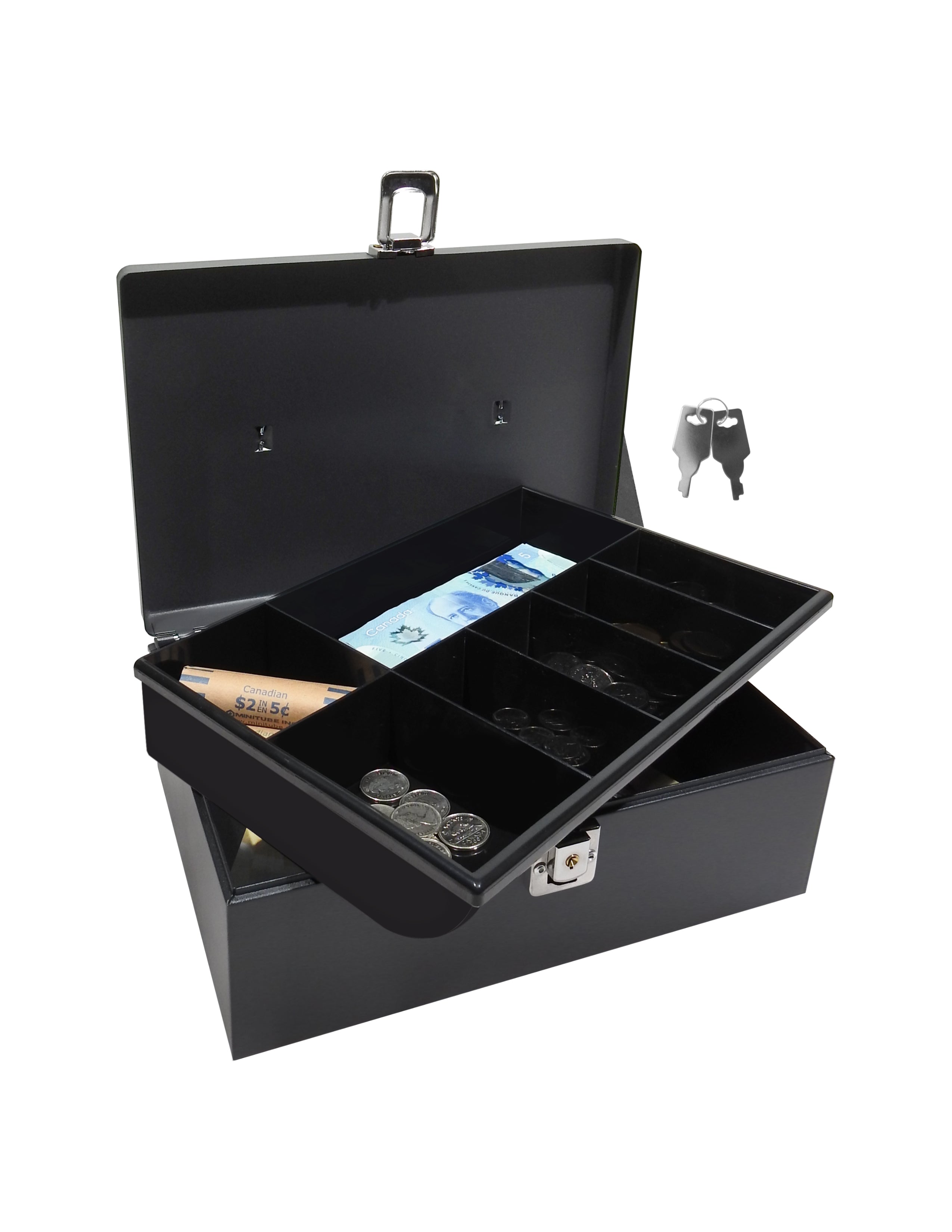 CMCB-280LL /Full-Size Cash Box with Latch Lock