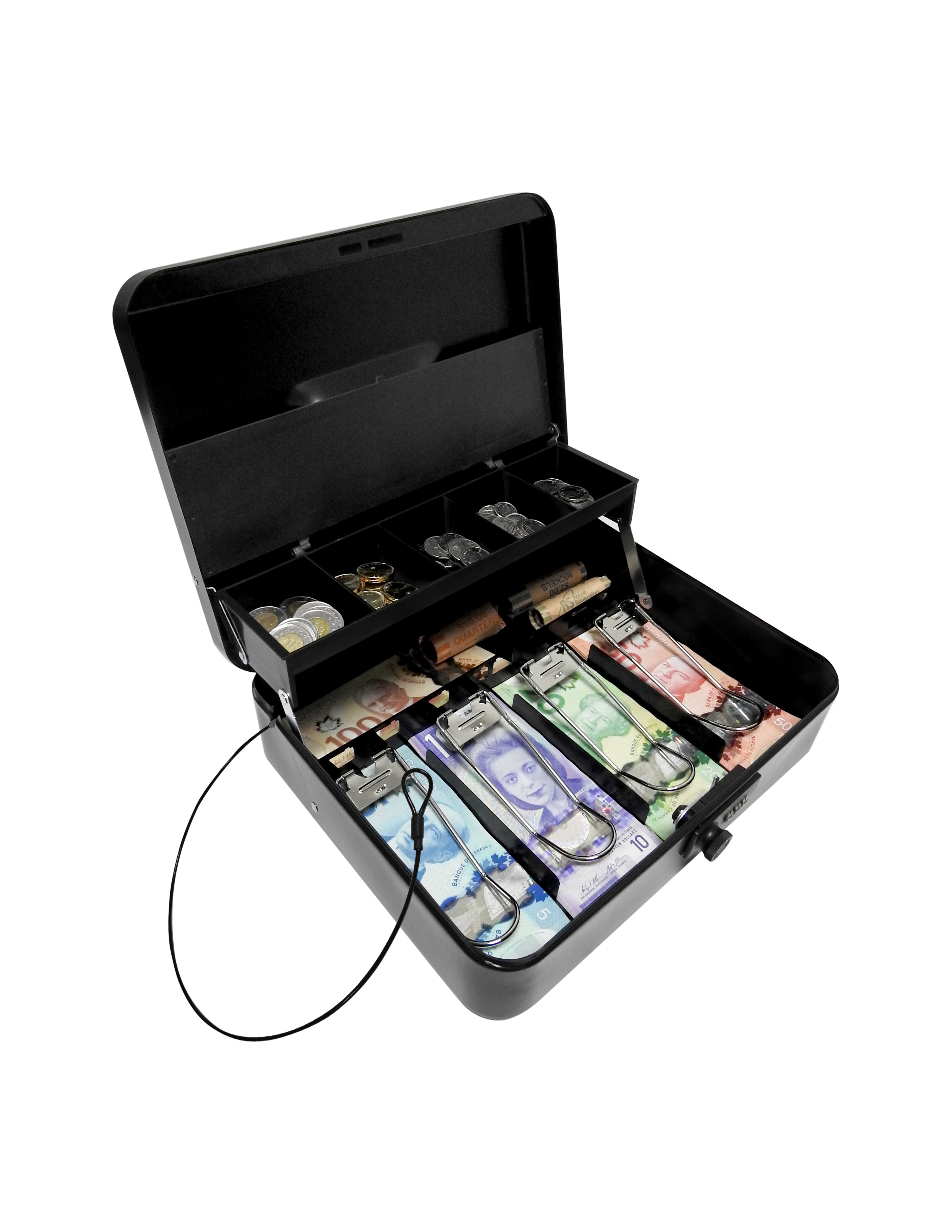 MCBC-2200/ TIERED TRAY DELUXE COMBINATION  CASH BOX