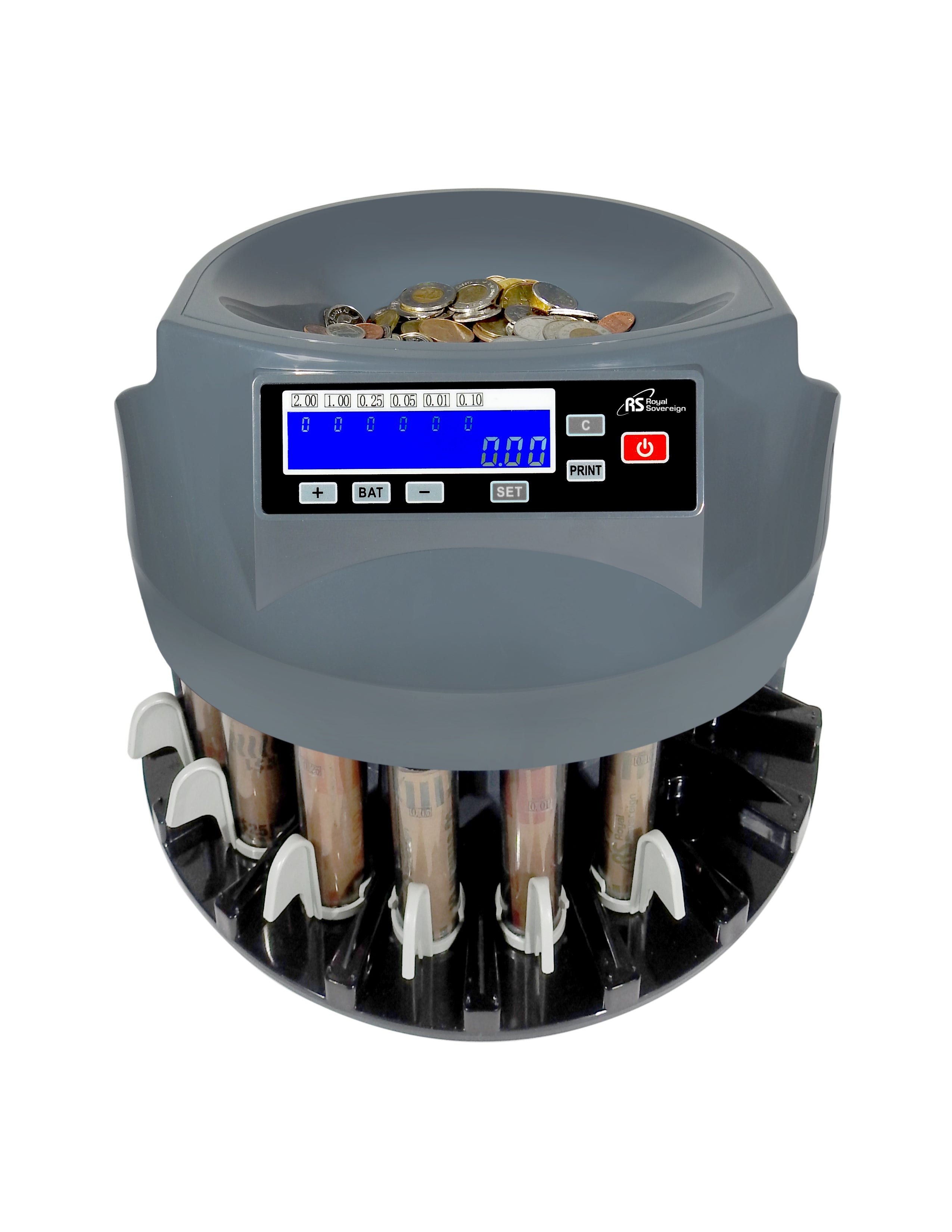 RC500-CA/ Automatic Quicksort Canadian Coin Counter, Sorter and Wrappe ...