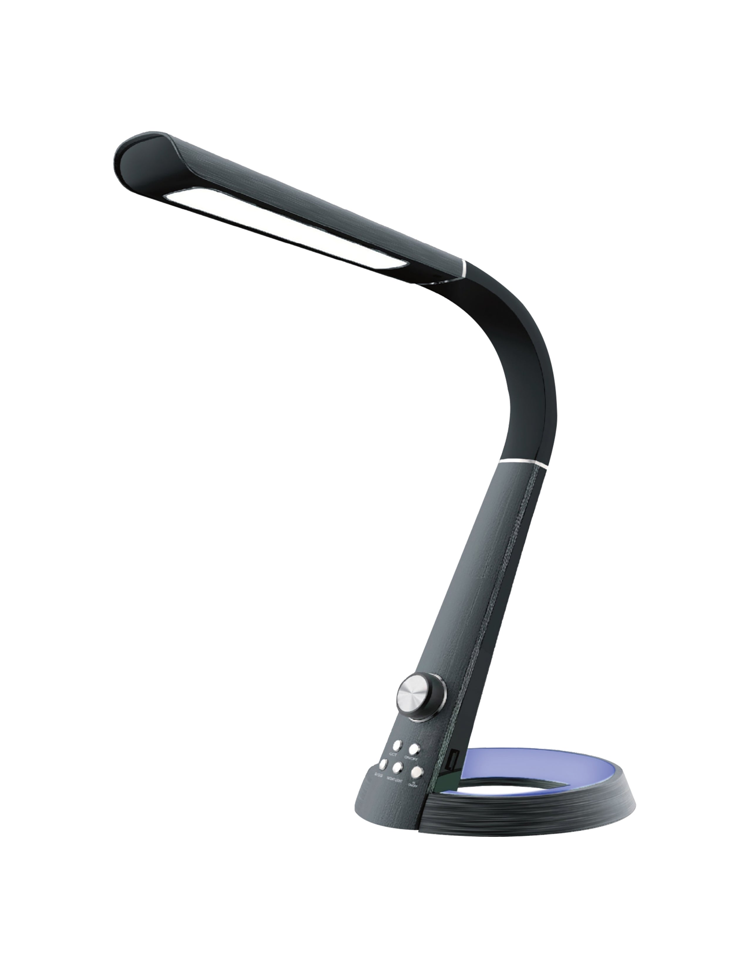 RDL-110U/ LED Desk Lamp with USB and Night Light