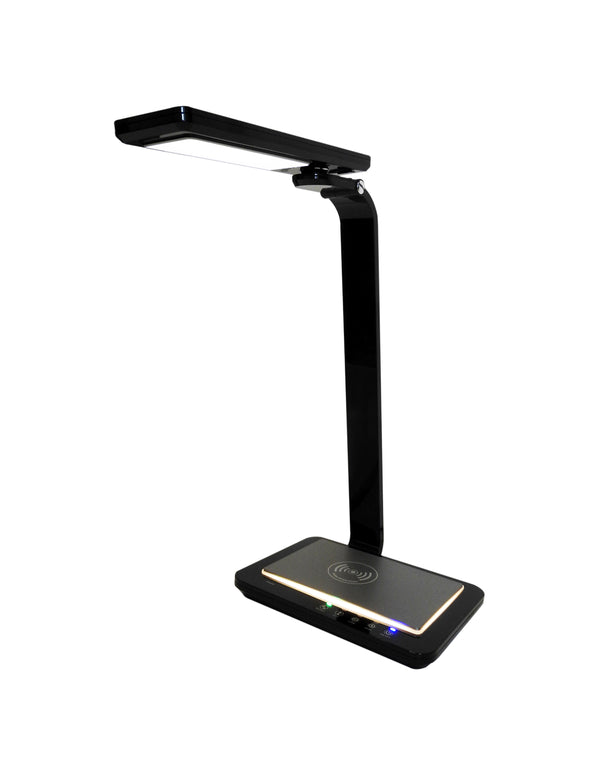 RDL-140QI-B/ LED Desk Lamp with Wireless Fast Charging